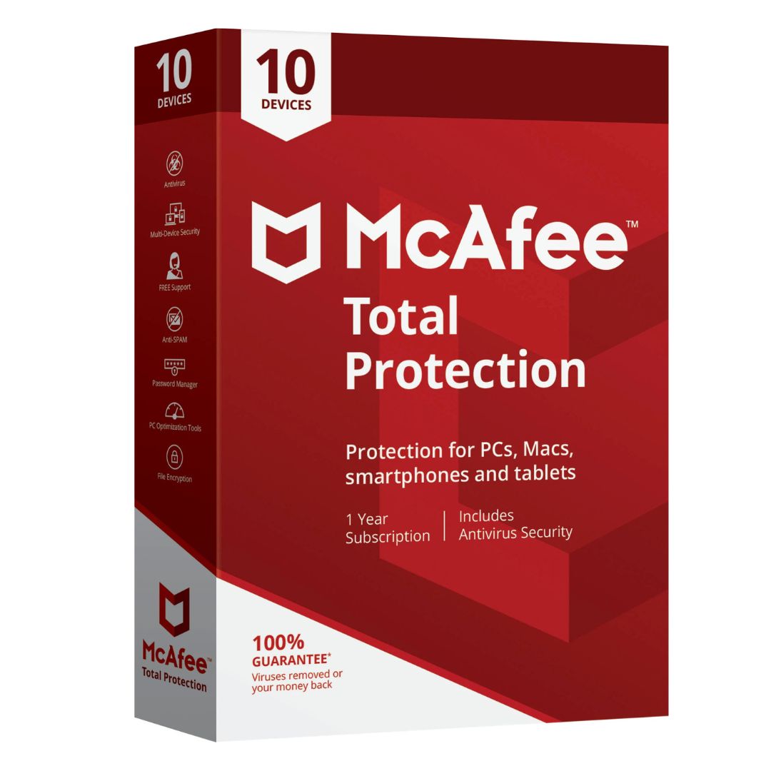 McAfee Total Protection - 10 Dispositivos - Download McAfee Total Protection - 10 Dispositivos - Download